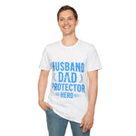 Husband Dad Protector Hero Soft style T-Shirt