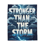 Stronger Than The Storm Soft Blanket