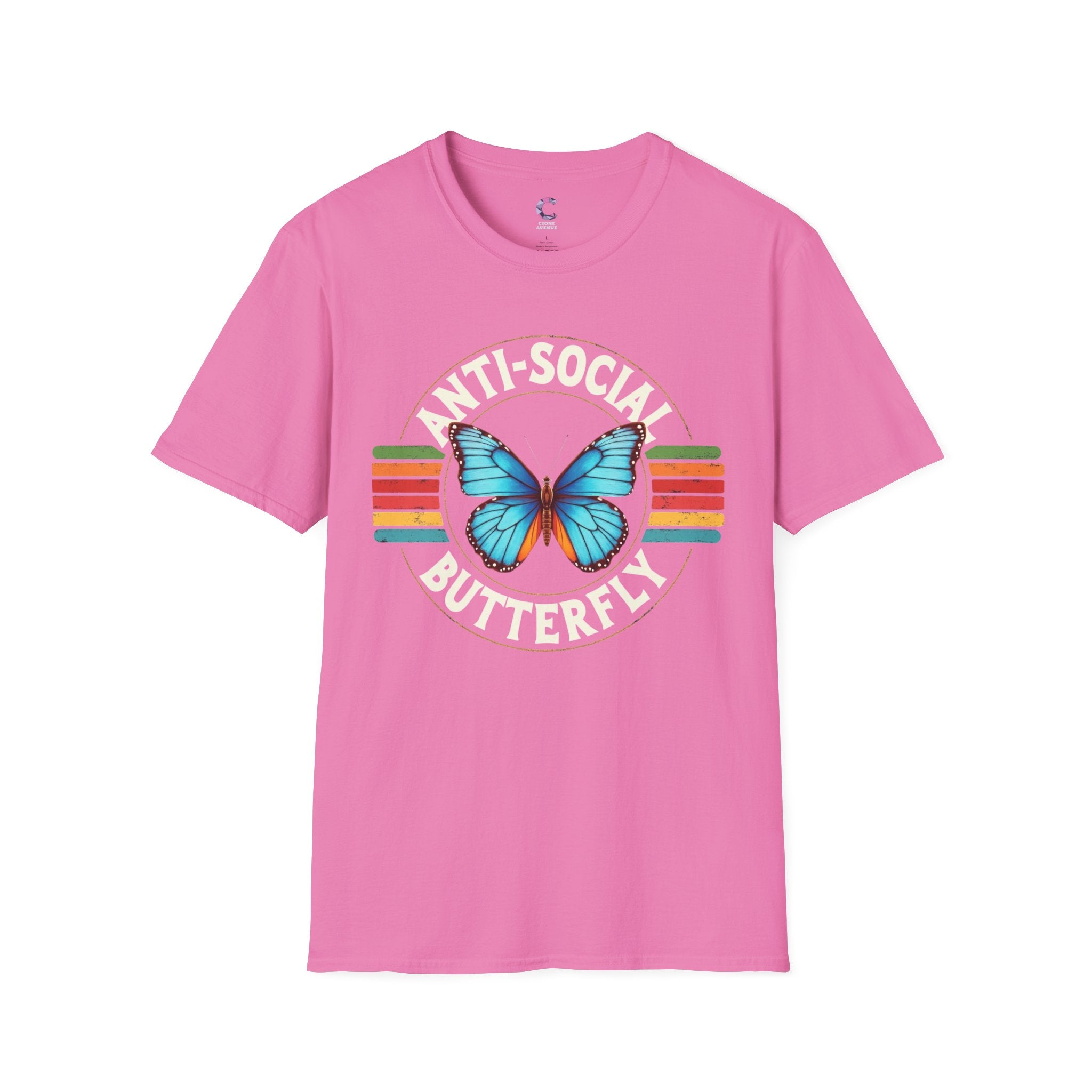 Anti-Social Butterfly Soft Style T-Shirt