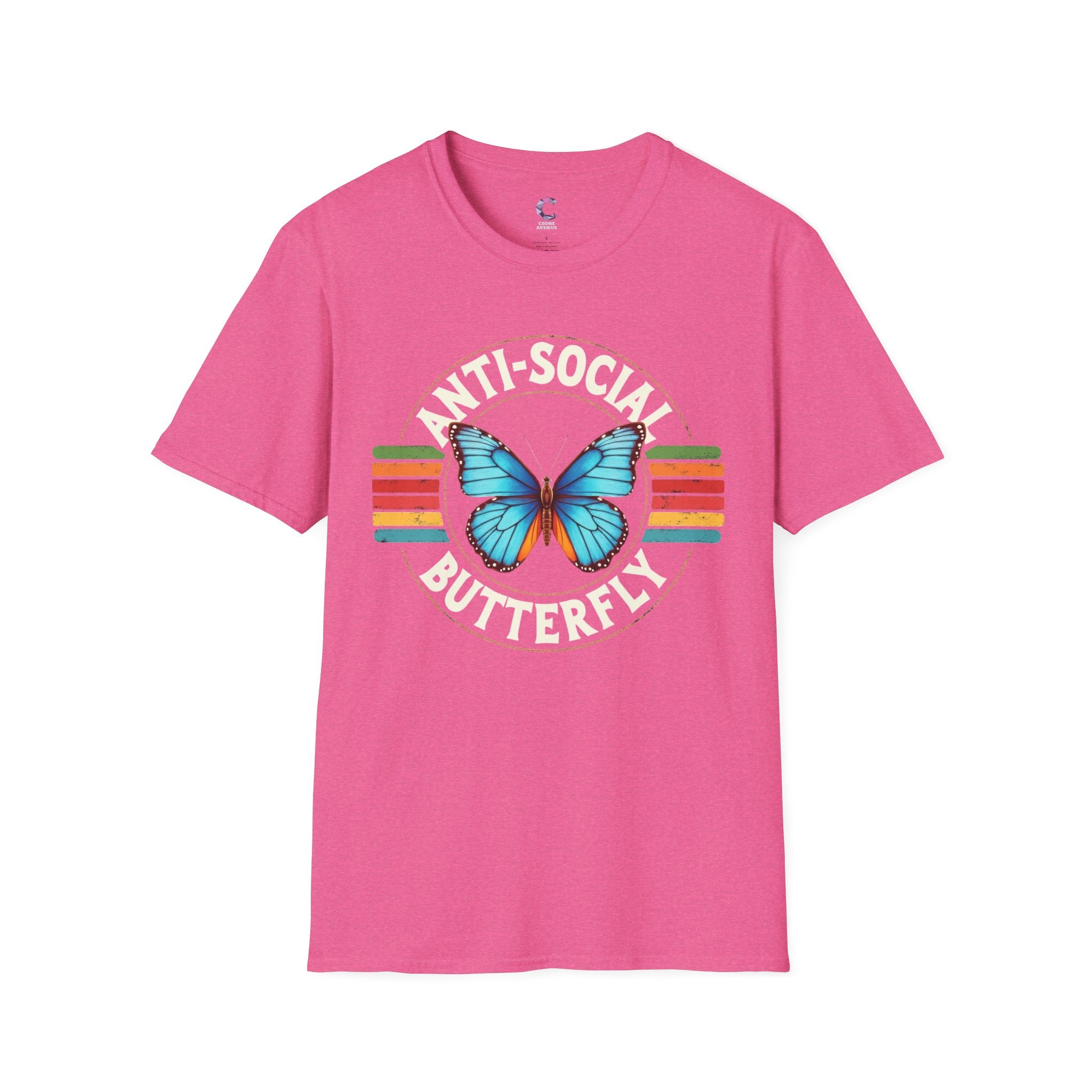 Anti-Social Butterfly Soft Style T-Shirt