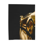 Gold Fast Car Soft Blanket