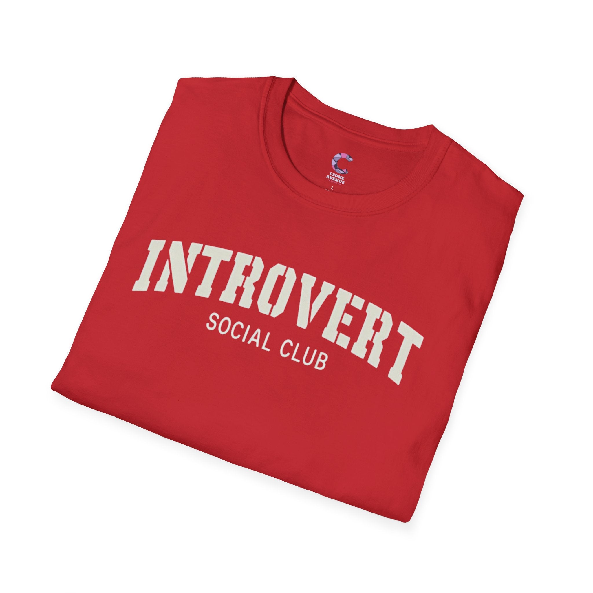 Introvert social club soft style T-Shirt