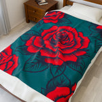 Red Rose Soft Blanket