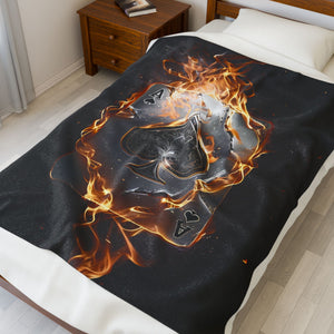 Fire Ace Soft Blanket