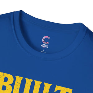 Graphic Tee Shirt with 'Built with Pain' Design