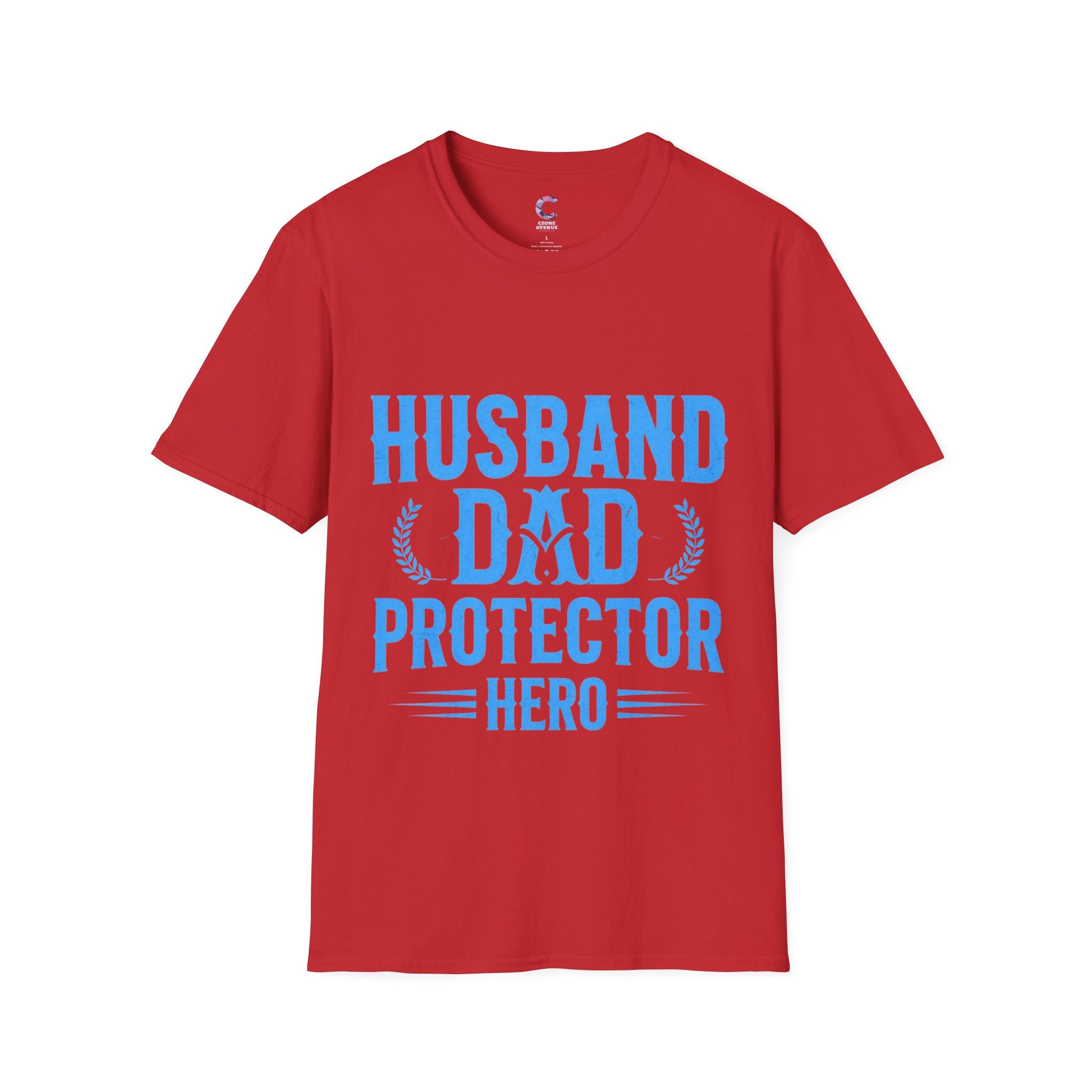 Husband Dad Protector Hero Soft style T-Shirt