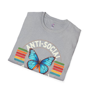 Anti-Social Butterfly Soft Style T-Shirt