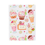 Cartoon Ice Cream Soft Blanket