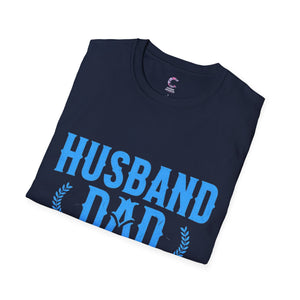 Husband Dad Protector Hero Soft style T-Shirt