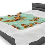 Flying Butterflies Velveteen Soft Blanket