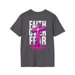 Faith Over Fear T-Shirt — The Quiet Faith Co. Front Logo