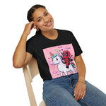 Unicorn Red Character Soft style T-Shirt