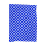 Blue Checkered Soft Blanket
