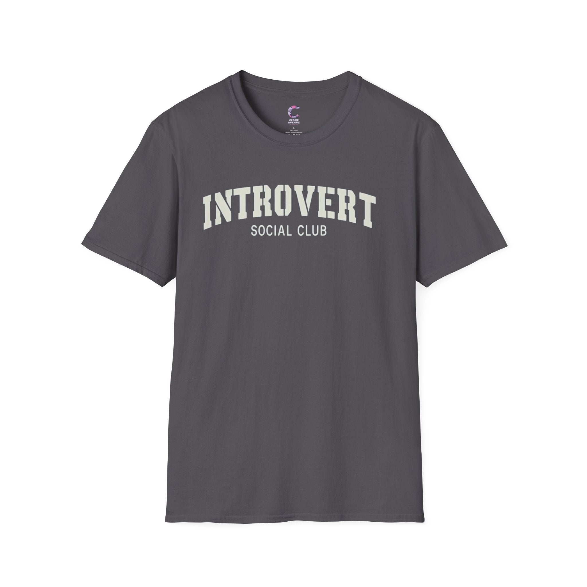 Introvert social club soft style T-Shirt