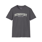 Introvert social club soft style T-Shirt