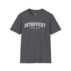 Introvert social club soft style T-Shirt
