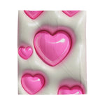 Big Pink Hearts Soft Blanket