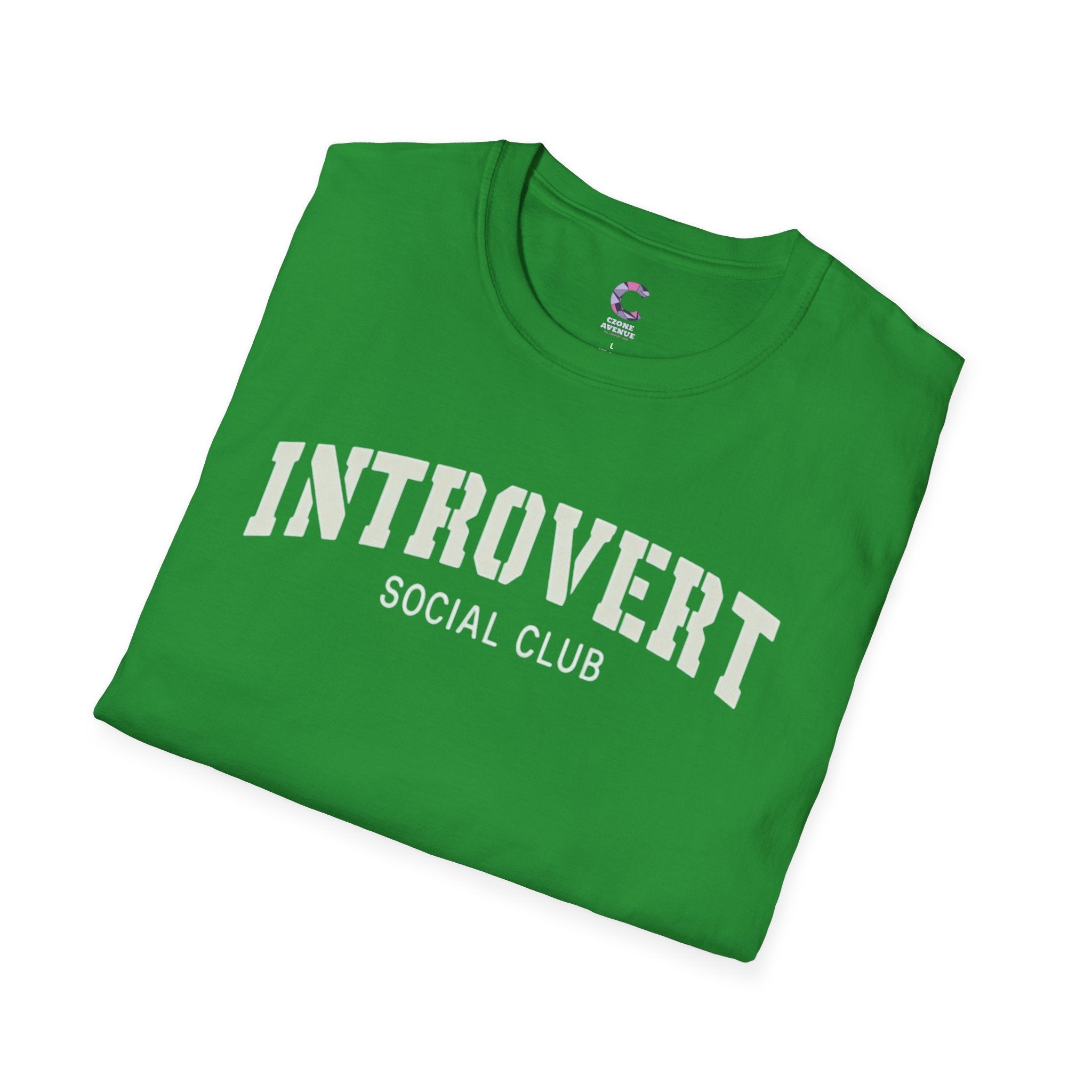 Introvert social club soft style T-Shirt