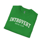 Introvert social club soft style T-Shirt