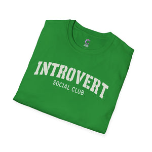 Introvert social club soft style T-Shirt