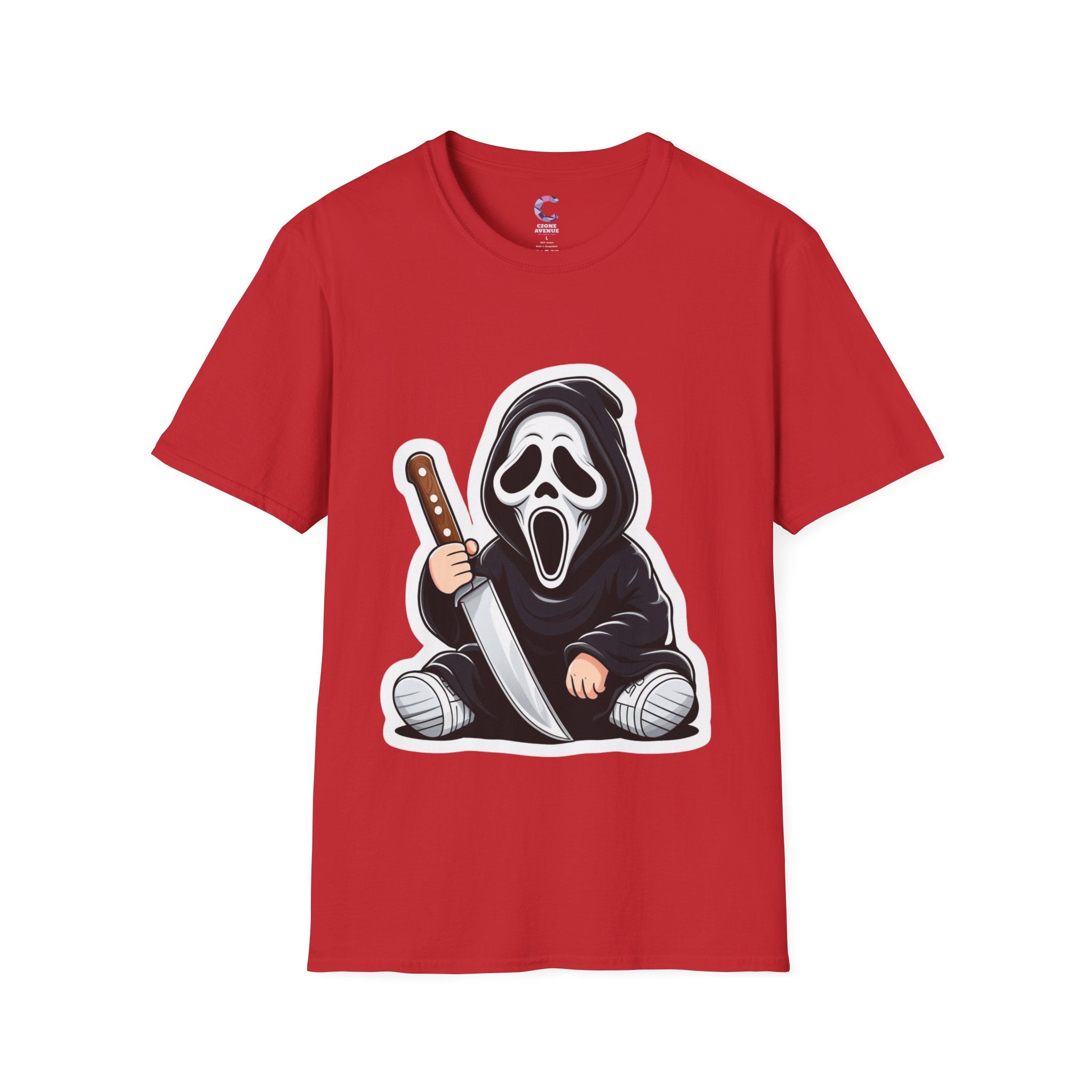 Ghostface Scary Soft style T-Shirt