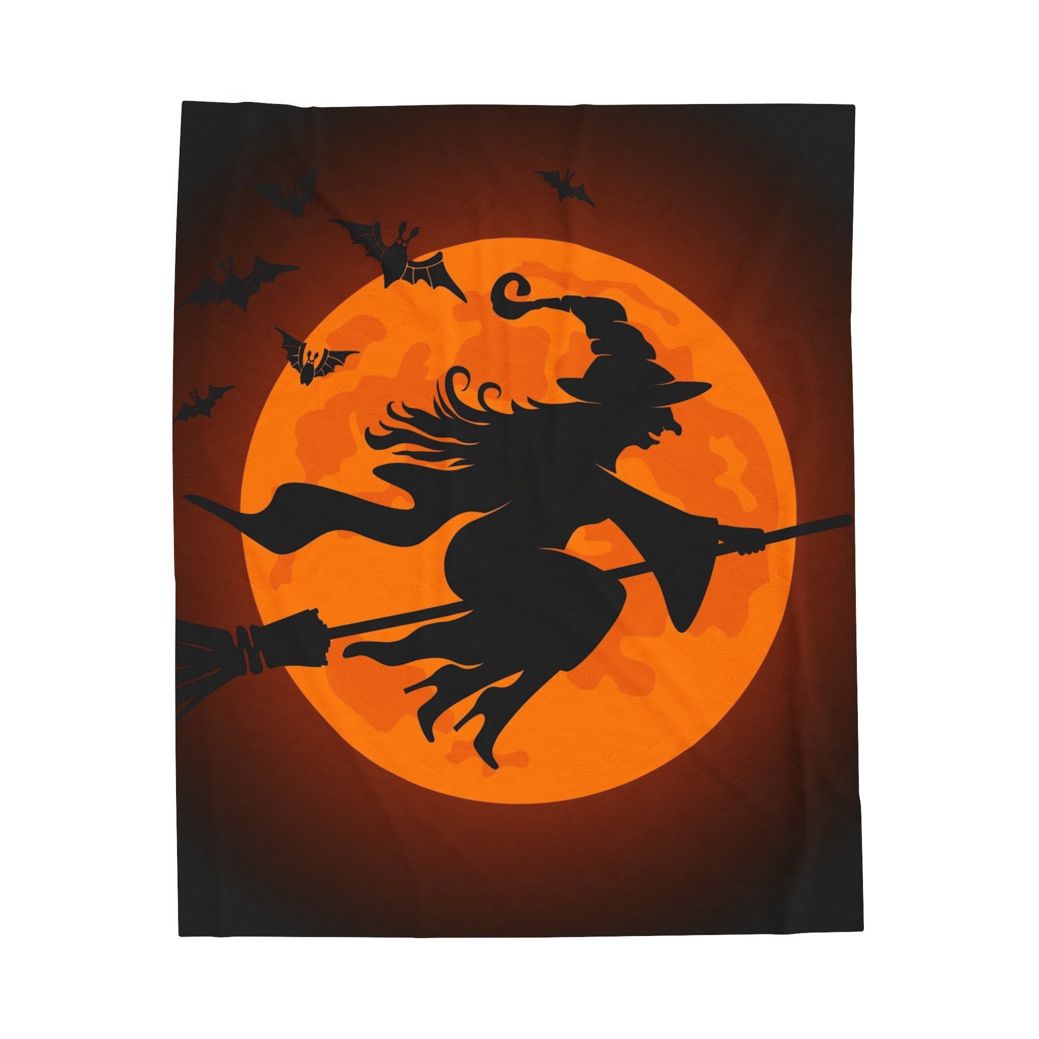 Witch on a broom soft Blanket