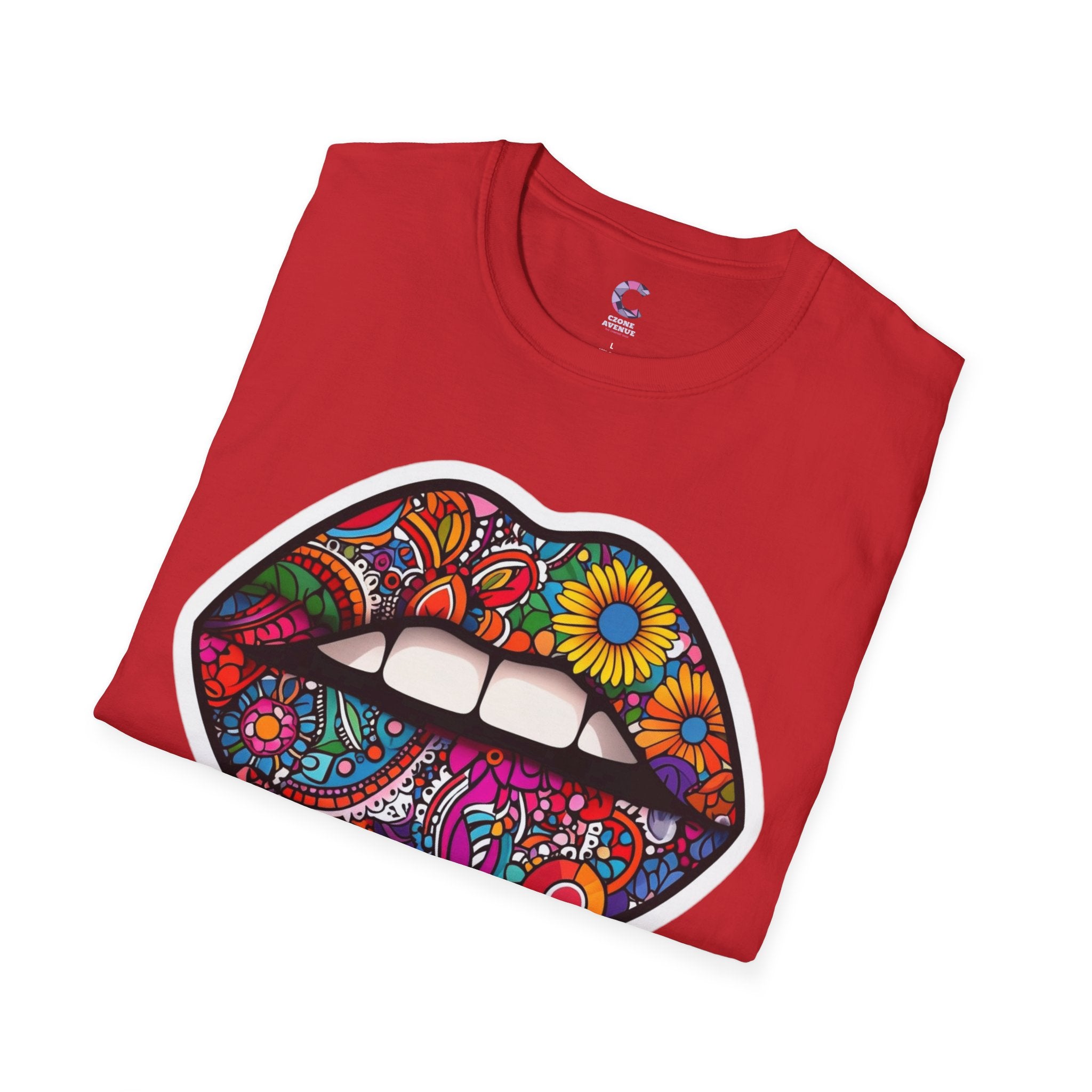 Flower Lips Soft style T-Shirt