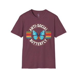 Anti-Social Butterfly Soft Style T-Shirt