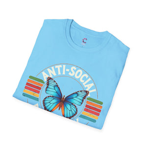 Anti-Social Butterfly Soft Style T-Shirt