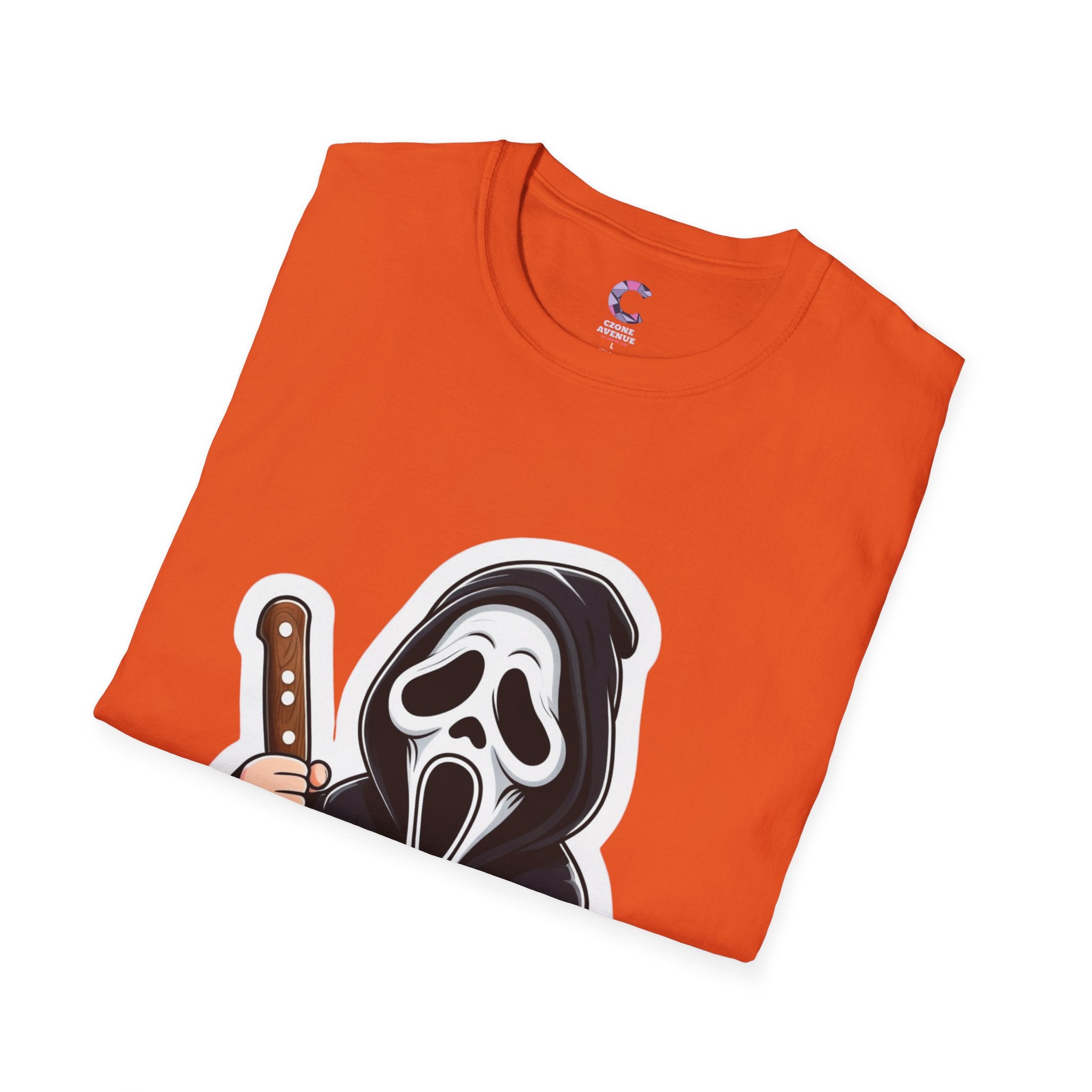 Ghostface Scary Soft style T-Shirt