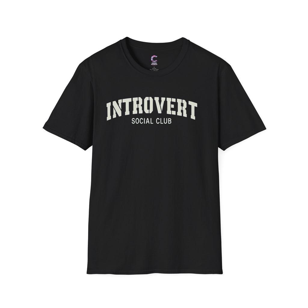 Introvert social club soft style T-Shirt