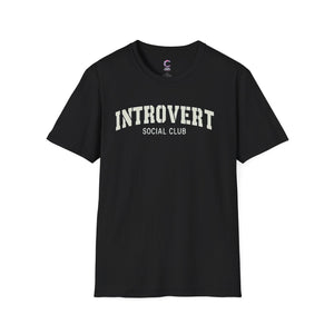 Introvert social club soft style T-Shirt