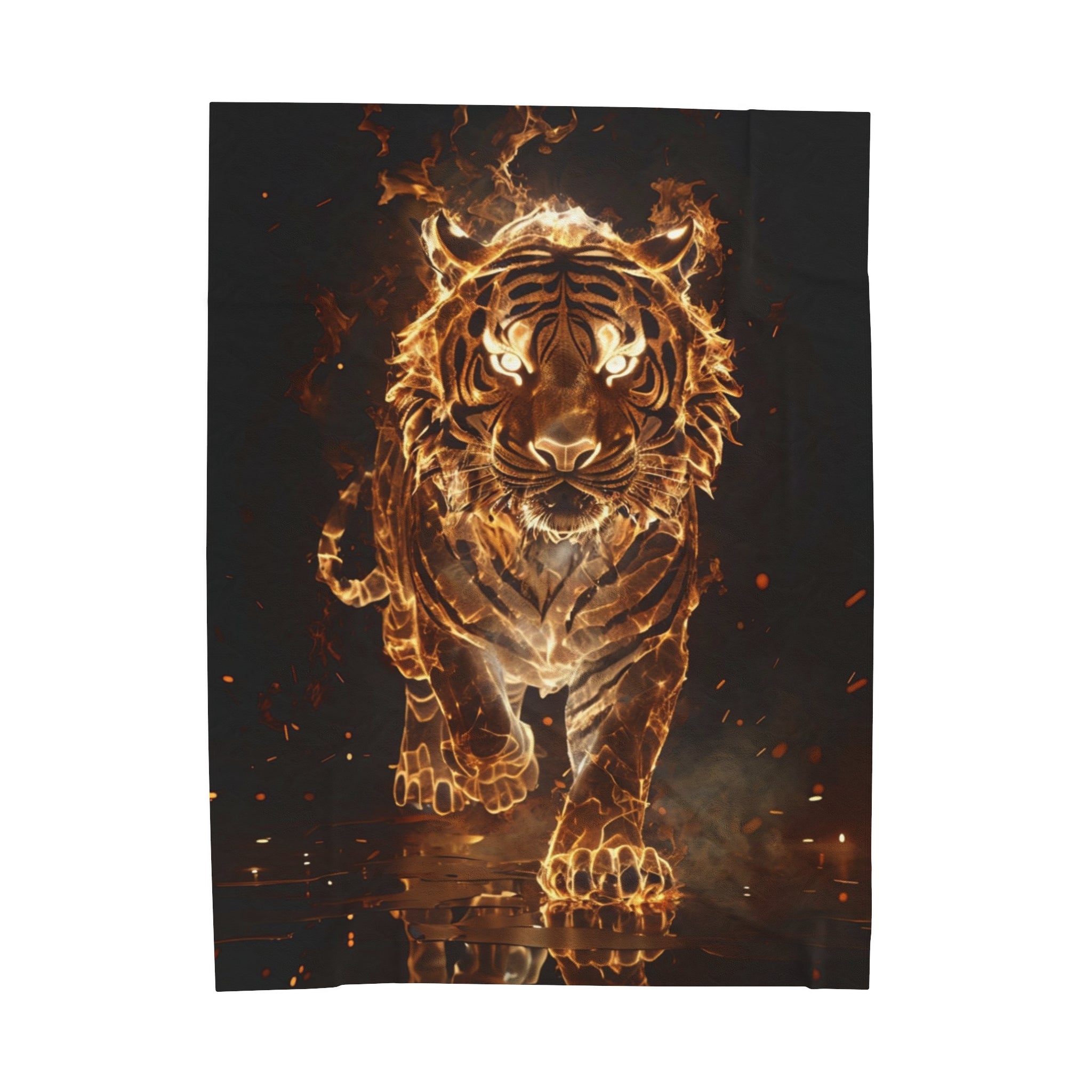 Fire Lion Soft Blanket