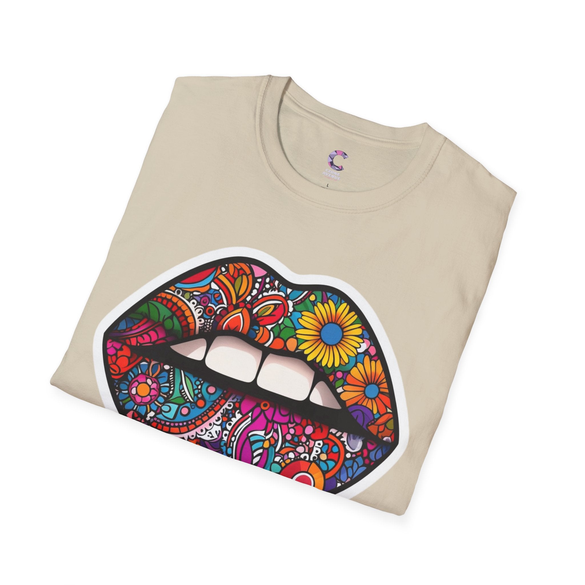 Flower Lips Soft style T-Shirt