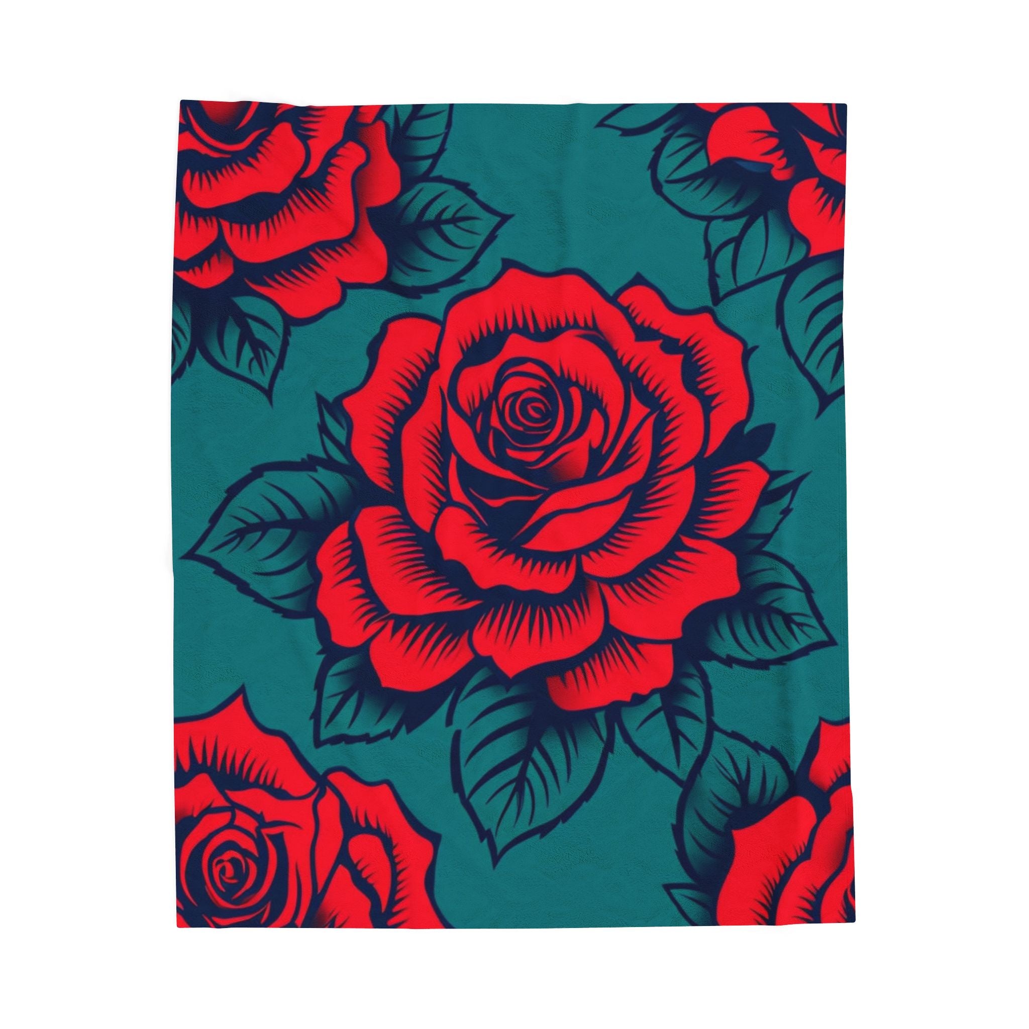 Red Rose Soft Blanket