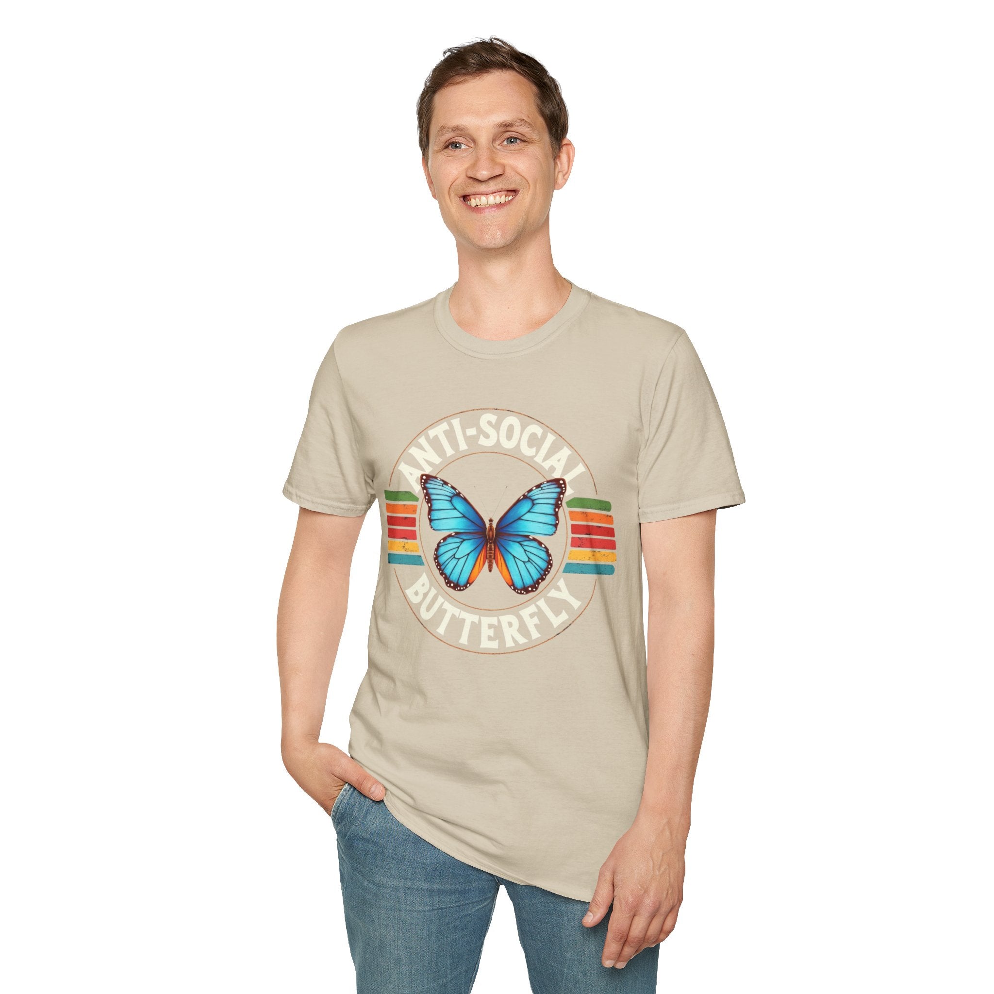 Anti-Social Butterfly Soft Style T-Shirt