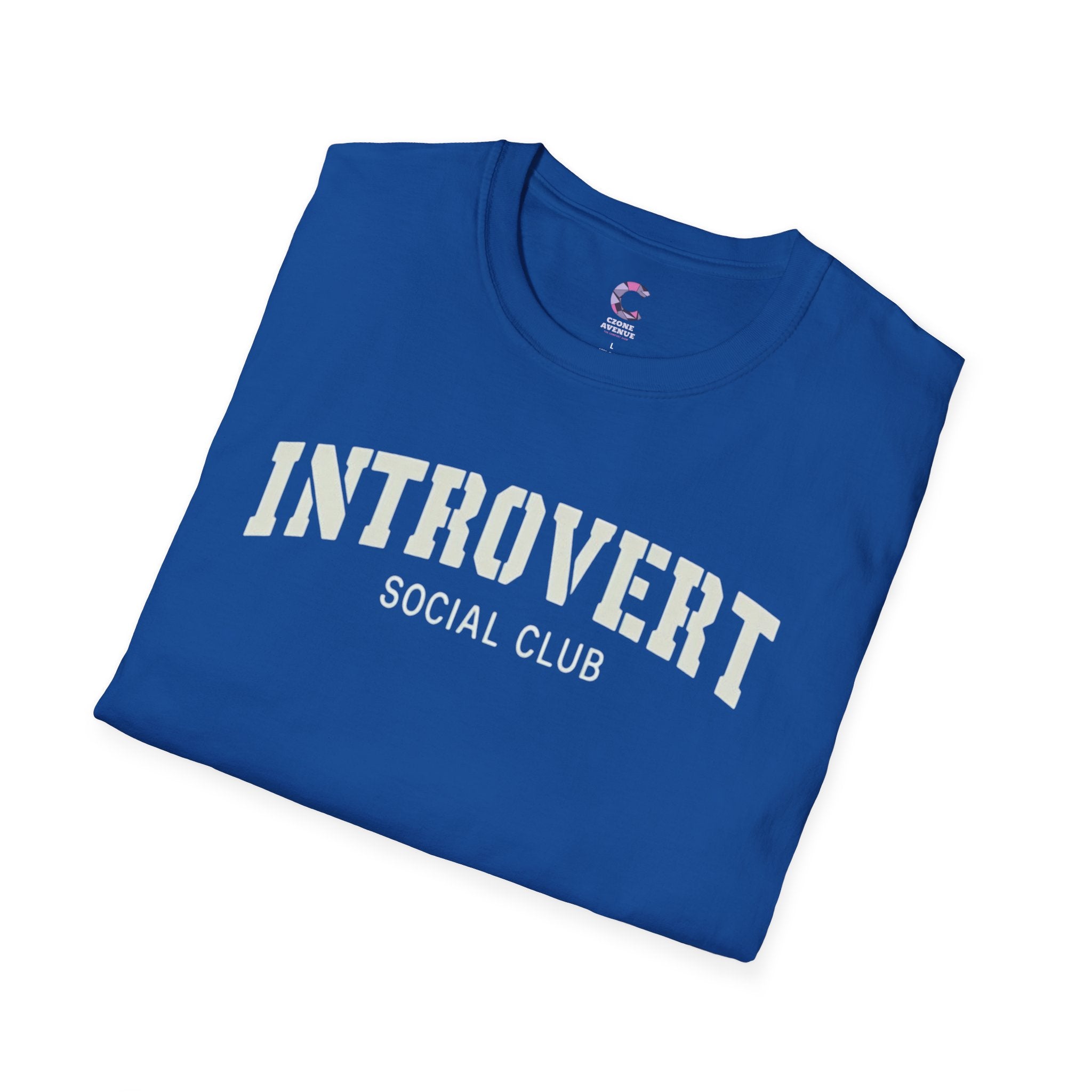 Introvert social club soft style T-Shirt