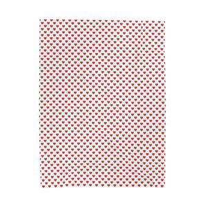 Red and White Soft Blanket