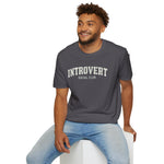 Introvert social club soft style T-Shirt