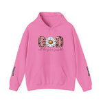 The Quiet Faith Co Sunflower "God" Leopard Print Hoodie