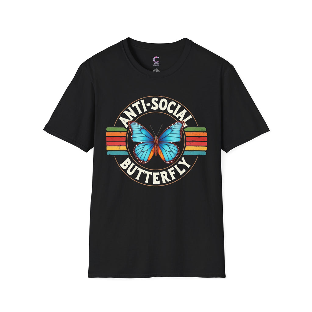 Anti-Social Butterfly Soft Style T-Shirt