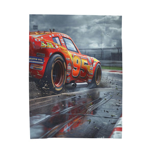 Racing Car Themed Soft Blanket