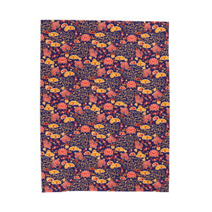 Floral Pattern Themed Soft Blanket