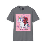 Unicorn Red Character Soft style T-Shirt