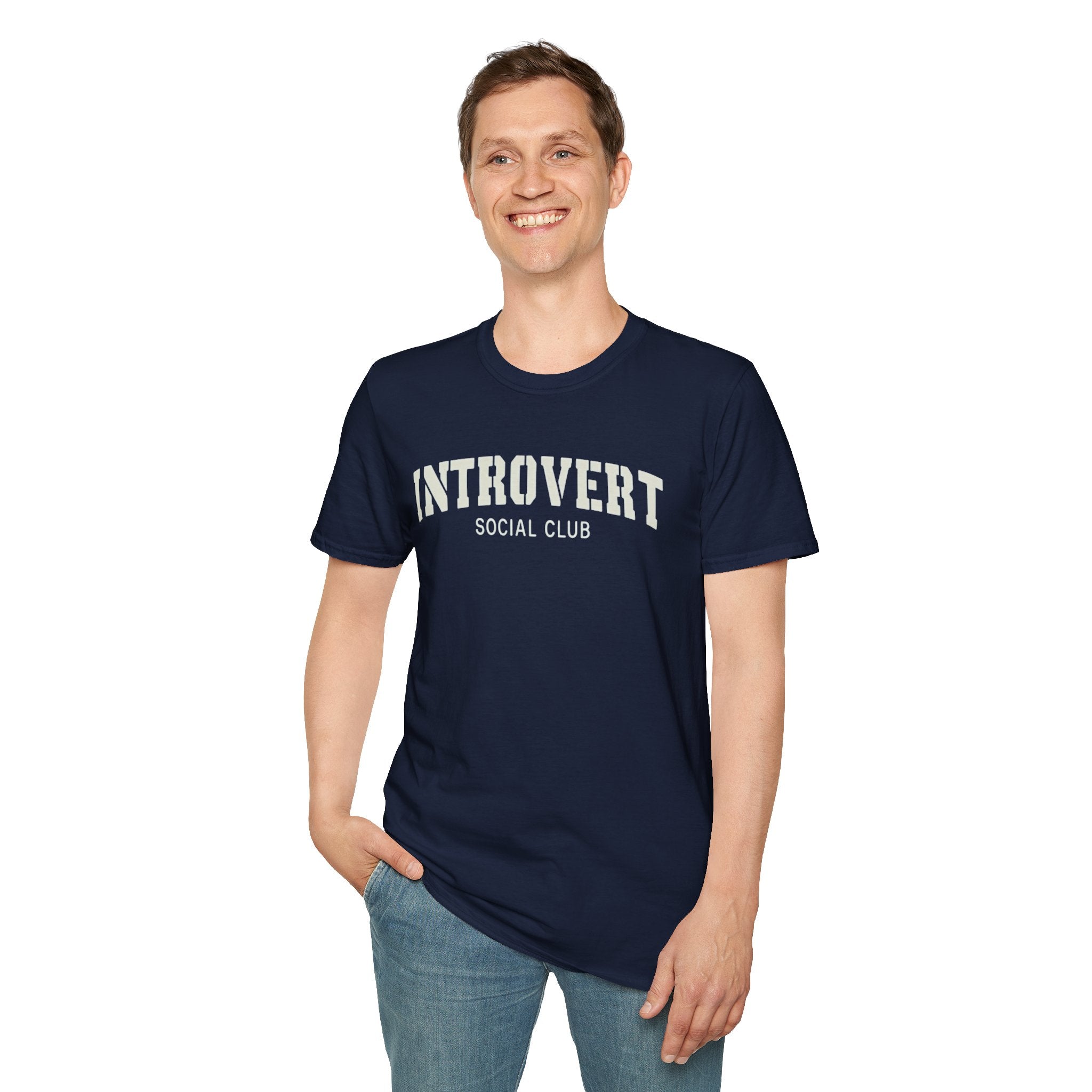 Introvert social club soft style T-Shirt