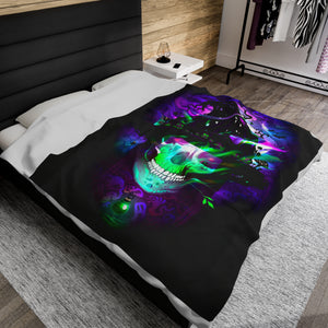 Halloween glow skeleton soft Blanket