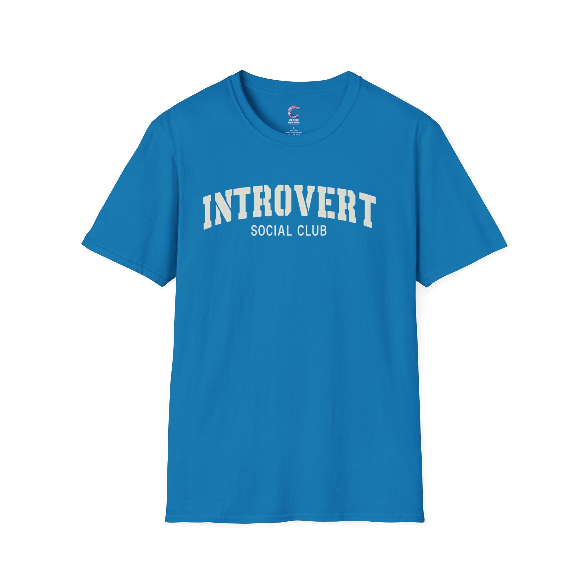 Introvert social club soft style T-Shirt