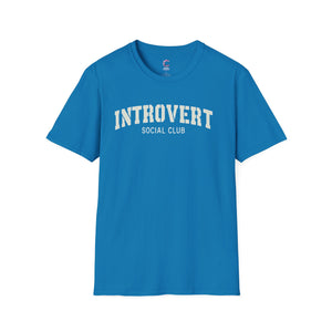 Introvert social club soft style T-Shirt
