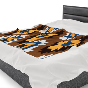 Cultural Themed Velveteen Soft Blanket