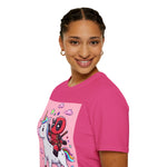 Unicorn Red Character Soft style T-Shirt